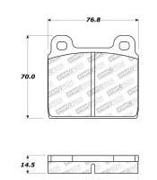 StopTech Street Touring 75-95 Alfa Romeo 2000 Spider/Graduate/Veloce Front Brake Pads