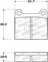 StopTech Street Brake Pads - 308.00960