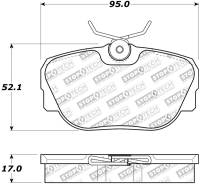 StopTech Street Touring Brake Pads - 308.04930