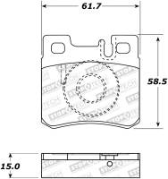 StopTech Street Brake Pads - 308.04950