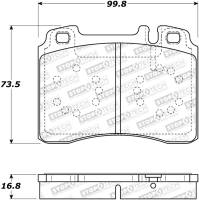 StopTech Street Brake Pads - Front