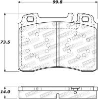 StopTech Street Brake Pads - Front