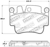 StopTech - StopTech Street Touring 00-07 Porsche Boxster S / 06-07 Cayman Front Brake Pads - Image 1