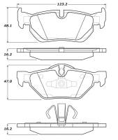 StopTech Street Touring Brake Pads - 308.12670