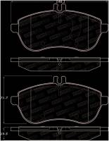 StopTech - StopTech 12-15 Mercedes Benz SLK250 Street Performance Front Brake Pads - Image 2