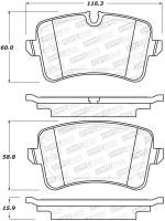 StopTech - StopTech Street Brake Pads - Rear - Image 2