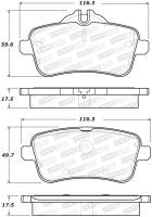 StopTech Street Brake Pads - Front - 308.16300