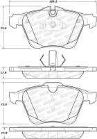 StopTech Street Brake Pads - Front