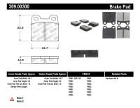 StopTech Performance Brake Pads - 309.00300