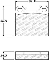 StopTech - StopTech Performance 98-04 Volvo C70/98-00 V70 Rear Brake Pads - Image 2