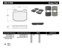 StopTech - StopTech Performance 05-06 Lotus Exige Front Brake Pads - Image 1