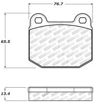 StopTech - StopTech Performance 05-06 Lotus Exige Front Brake Pads - Image 2