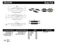 StopTech - StopTech Performance Rear Brake Pads - Image 1