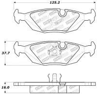 StopTech - StopTech Performance Rear Brake Pads - Image 2