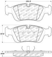 StopTech - StopTech 96-02 BMW Z3 / 03-08 Z4 / 97-00 323 / 10/90-99 325/328 (E30/E36) Front Brake Pads - Image 2