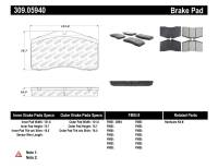 StopTech - StopTech Performance 92-98 Porsche 911 Front Brake Pads - Image 1