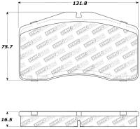 StopTech - StopTech Performance 92-98 Porsche 911 Front Brake Pads - Image 2