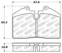 StopTech - StopTech Performance ST-40 4 Piston Front Caliper Brake Pads - Image 2