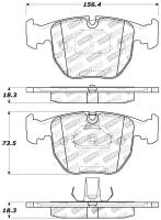 StopTech - StopTech Performance 00-04 BMW M5 E39 / 00-06 X5 / 03-05 Range Rover HSE Front Brake Pads - Image 2