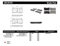 StopTech - StopTech Performance 88-92 Ferrari F40 / 94-97 F50 Front & Rear Brake Pads - Image 1