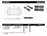 StopTech - StopTech Performance 94-12/96 Maserati / Mercedes Benz C/E/ML/S/SL Series Front Brake Pads - Image 1