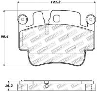 StopTech - StopTech Performance 00-07 Porsche Boxster S / 06-07 Cayman / 99-05 911 Carrera Front Brake Pads - Image 2