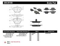 StopTech - StopTech Performance 07-09 BMW E90/E92/E93 335i Coupe/Sedan Front Brake Pads D918 - Image 1