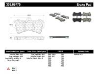 StopTech - StopTech Performance Porsche Brake Pads - Image 1