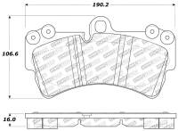 StopTech - StopTech Performance Porsche Brake Pads - Image 2