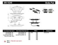 StopTech - StopTech Performance 07-10 Audi S6/S8 Front Brake Pads - Image 1