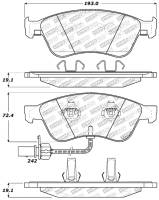 StopTech - StopTech Performance 07-10 Audi S6/S8 Front Brake Pads - Image 2