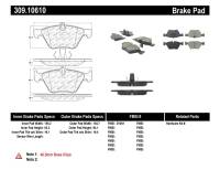 StopTech - StopTech Performance 12 BMW X1 / 09-13 Z4 / 06 325 Series (Exc E90) Front Brake Pads - Image 1