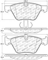 StopTech - StopTech Performance 12 BMW X1 / 09-13 Z4 / 06 325 Series (Exc E90) Front Brake Pads - Image 2