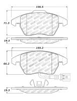 StopTech - StopTech Performance 06-10 Audi A3 / 08-10 Audi TT / 06-09 VW GTI / 05-10 Jetta Front Brake Pads - Image 2