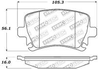 StopTech - StopTech Performance 06-09 Audi A3 / 05-09 Audi A4/A6 / 08-09 Audi TT / 06-09 VW GTI / 06-09 Jetta - Image 2