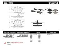 StopTech - StopTech Performance 08-13 Audi TT Quattro / 12 VW Golf R Front Brake Pads - Image 1