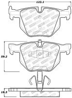 StopTech - StopTech Performance 06 BMW 330 Series (Exc E90) / 07-09 335 Series Rear Brake Pads - Image 2