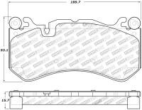 StopTech - StopTech Mercedes Benz Front Performance Brake Pads - Image 2