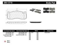 StopTech - StopTech Performance 08-09 BMW 128i/135i Coupe Front Brake Pads - Image 1