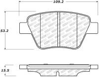 StopTech - StopTech Performance Volkswagen Rear Brake Pads - Image 2