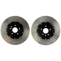 StopTech - StopTech 07-09 Audi RS4 Front Slotted Bare Iron 365x34mm Aero-Rotors Kit (Pair) - Image 2