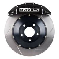 StopTech - StopTech 08-10 Audi S5 Front BBK w/ Black ST-60 Calipers Slotted 380x32mm Rotors Pads Lines - Image 4