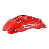 StopTech - StopTech BBK 07-09 BMW 335i/335d Front 355x32 Slotted 2pc Rotors ST-60 Red Calipers - Image 4