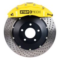 StopTech - StopTech BBK 07-09 BMW 335i/335d Front 355x32 Drilled 2pc Rotors ST-60 Yellow Calipers - Image 4