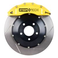 StopTech - StopTech 08-13 BMW M3/11-12 1M Coupe Front BBK w/ Yellow ST-60 Calipers Slotted 380x35mm Rotor - Image 3