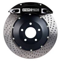 StopTech 05-10 Porsche 911 Carrera S (997) Front BBK ST-40 Caliper Blk / 2pc Drilled 355x32mm Rotor - 83.789.4700.52