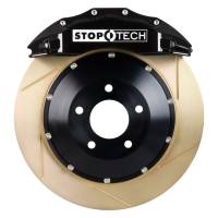 StopTech 05-10 Porsche 911 Carrera S (997) Front BBK ST-60 Caliper Black / 2pc Zinc Slotted 380x32mm - 83.789.6800.53