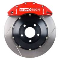 StopTech 08-11 Porsche 911 GT2 Front BBK ST-60 Caliper Red / 2pc Slotted 380x32mm Rotor