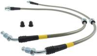 StopTech - StopTech 04-06 Audi TT Quattro Stainless Steel Front Brake Lines - Image 3