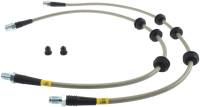 StopTech 10-15 BMW 550i Stainless Steel Front Brake Lines - 950.34030